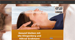 Desktop Screenshot of praxis-klingenberg.de